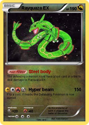 Pokemon Rayquaza EX