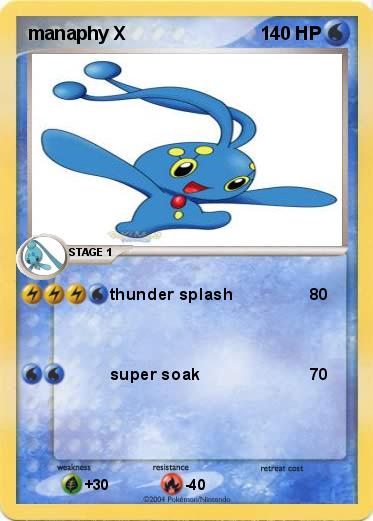 Pokemon manaphy X