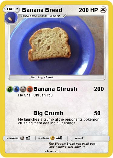 Pokemon Banana Bread