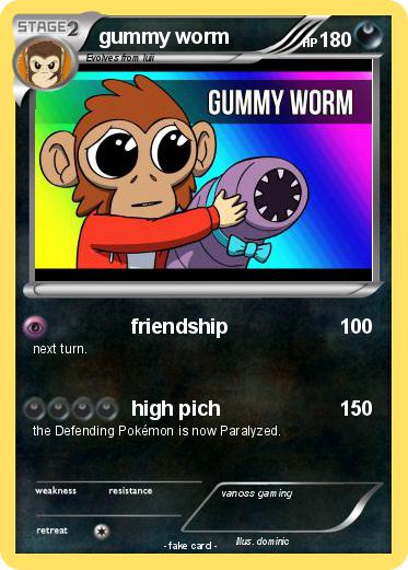 Pokemon gummy worm