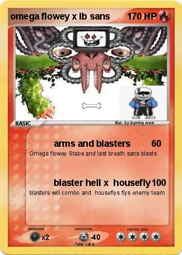 Pokemon omega flowey x lb sans