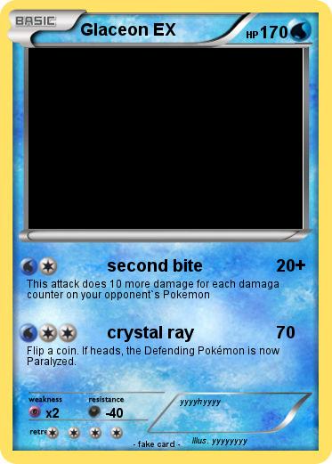 Pokemon Glaceon EX