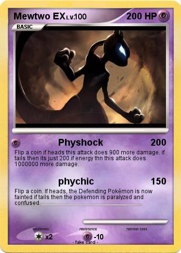 Pokemon Mewtwo EX
