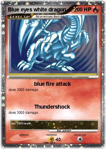 Pokemon Blue eyes white dragon