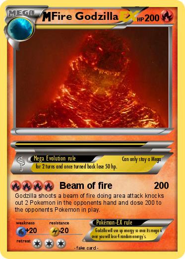 Pokemon Fire Godzilla