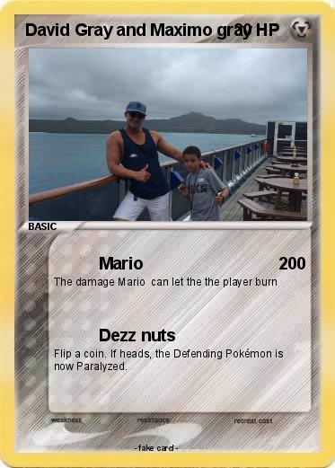 Pokemon David Gray and Maximo gray