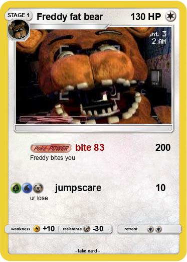 Pokemon Freddy fat bear