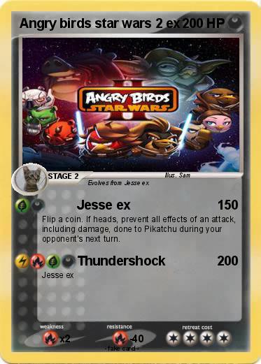 Pokemon Angry birds star wars 2 ex