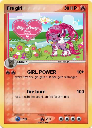 Pokemon fire girl