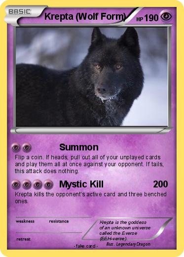 Pokemon Krepta (Wolf Form)