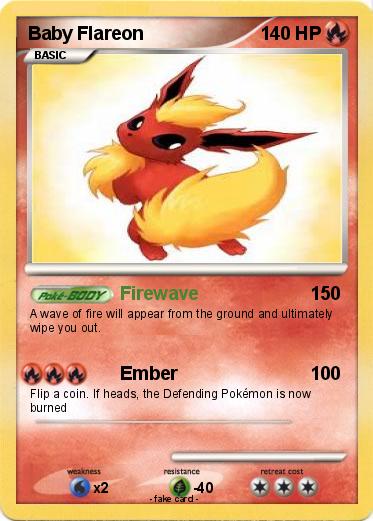Pokemon Baby Flareon
