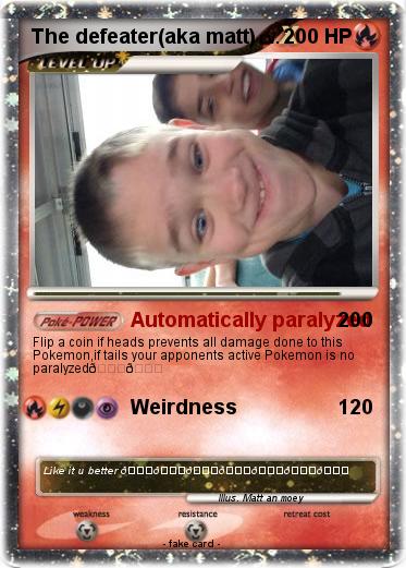 Pokemon The defeater(aka matt)