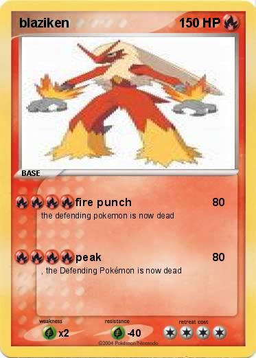 Pokemon blaziken