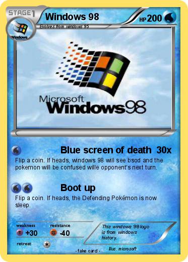 Pokemon Windows 98