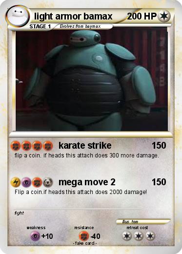 Pokemon light armor bamax