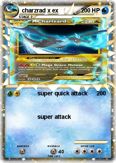 Pokemon charzrad x ex