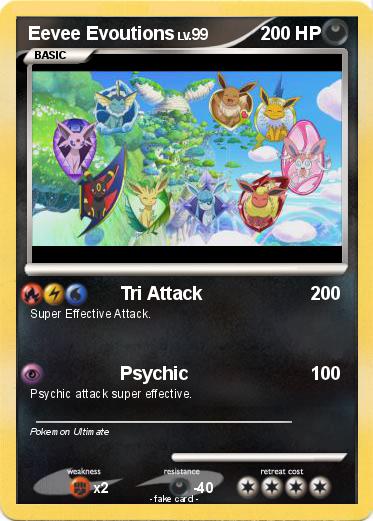 Pokemon Eevee Evoutions