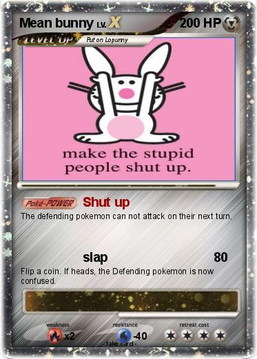 Pokemon Mean bunny