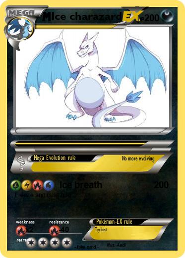 Pokemon Ice charazard