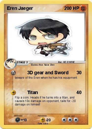 Pokemon Eren Jaeger Pokemon Eren Jaeger