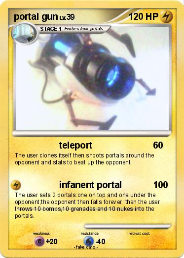 Pokemon portal gun