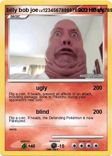 Pokemon billy bob joe