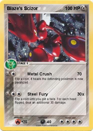 Pokemon Blaze's Scizor