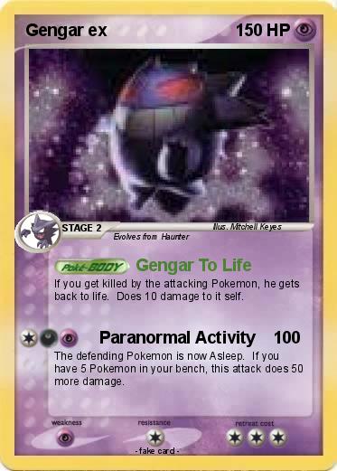 Pokemon Gengar ex