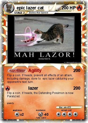 Pokemon epic lazer cat