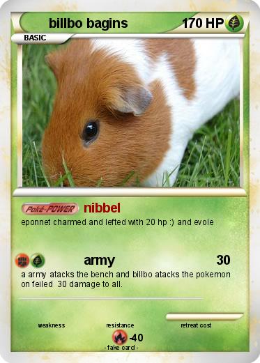 Pokemon billbo bagins