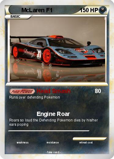 Pokemon McLaren F1