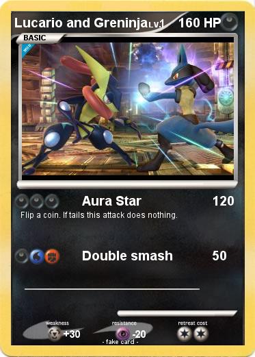 Pokemon Lucario and Greninja