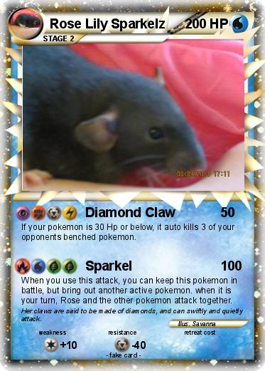 Pokemon Rose Lily Sparkelz