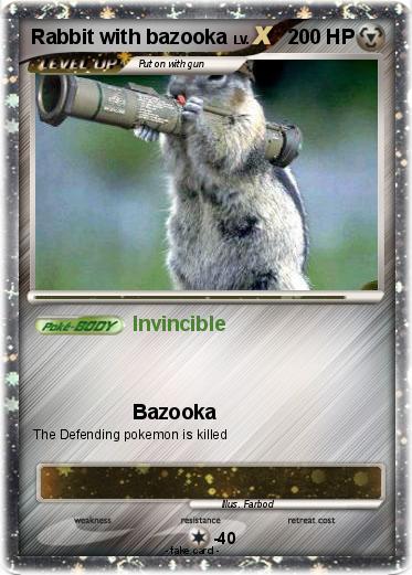 Pokemon Rabbit with bazooka