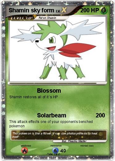 Pokemon Shamin sky form