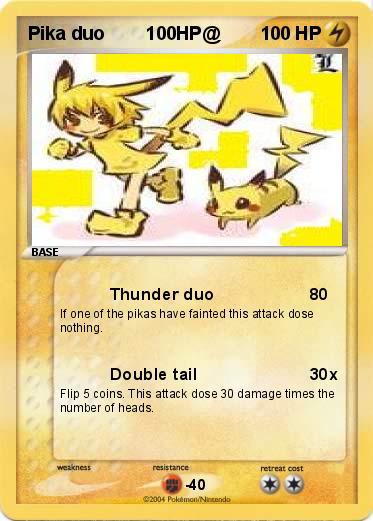 Pokemon Pika duo        100HP@