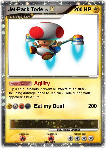 Pokemon Jet-Pack Tode