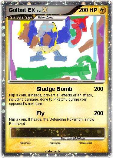 Pokemon Golbat EX