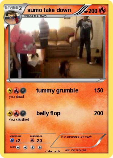 Pokemon sumo take down