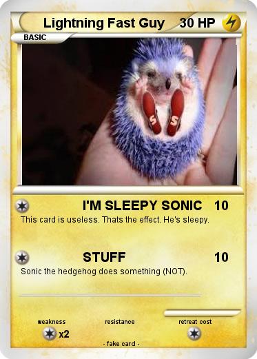 Pokemon Lightning Fast Guy