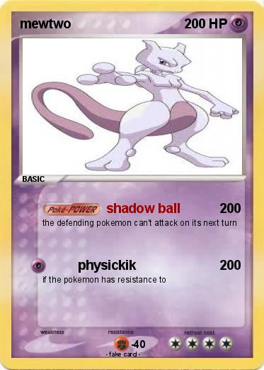 Pokemon mewtwo