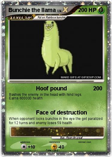 Pokemon Bunchie the llama