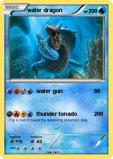 Pokemon water dragon