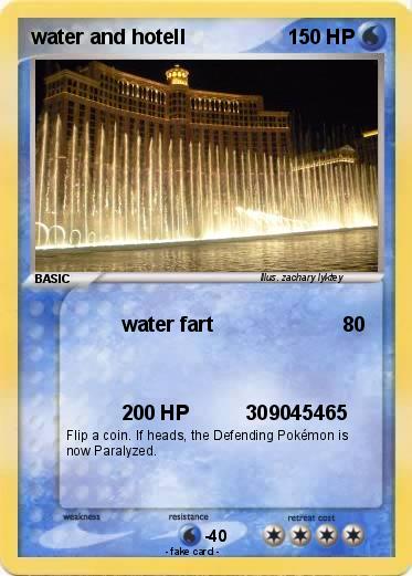 Pokemon water and hotell