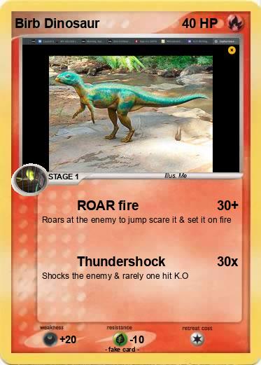 Pokemon Birb Dinosaur
