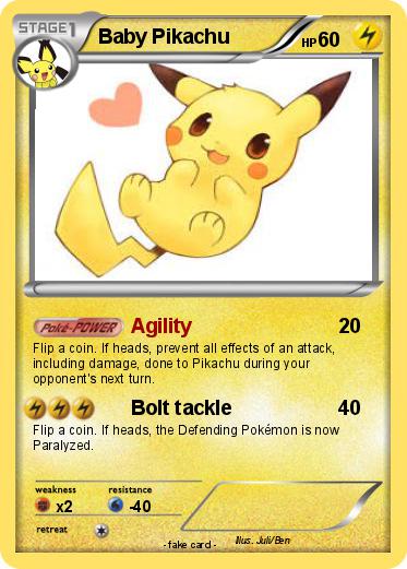 Pokemon Baby Pikachu