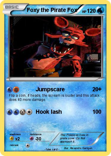Pokemon Foxy the Pirate Fox