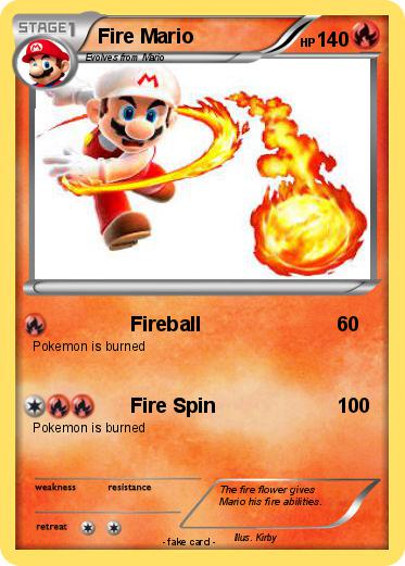 Pokemon Fire Mario