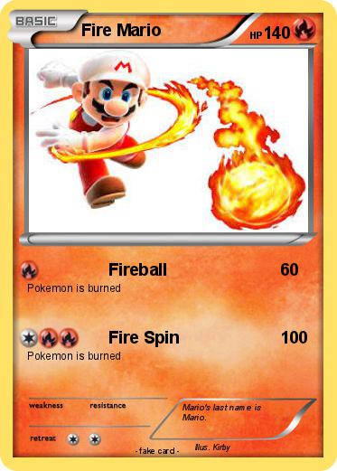 Pokemon Fire Mario