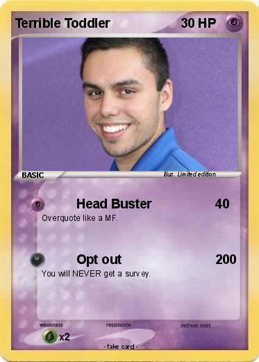 Pokemon Terrible Toddler